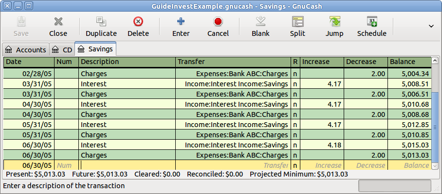 The Savings Account After 6 Months