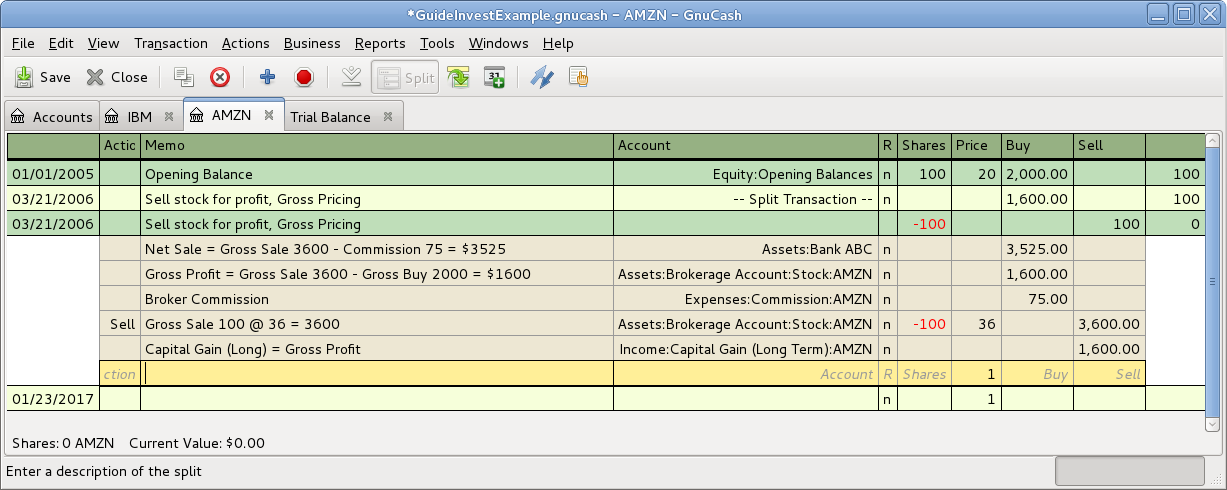 9.7. Selling Shares