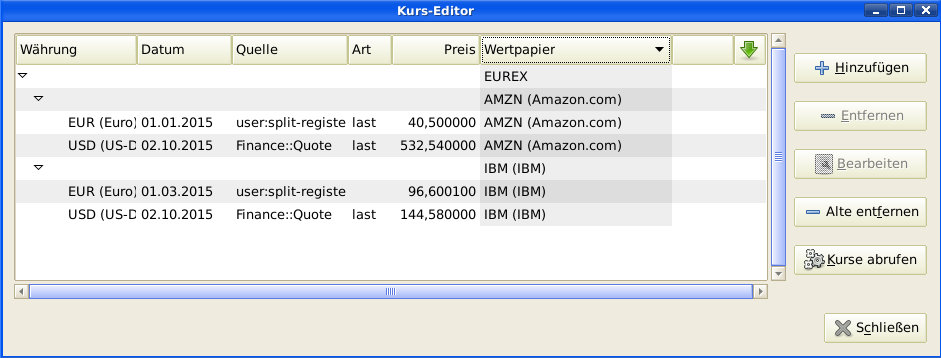 Kurs-Editor