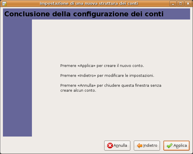 L’assistente per la nuova struttura conti - Fine