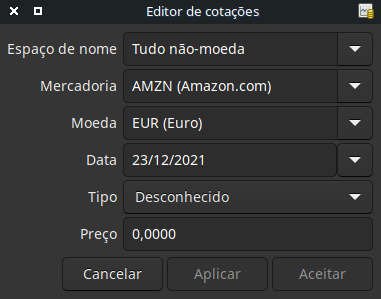 Editor de mercadorias