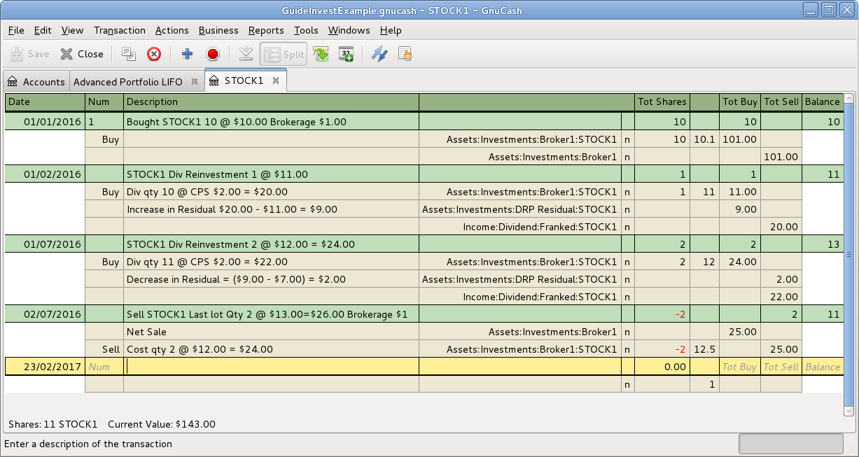 Selling Shares - Capital Gains - Security register before scrubbing a single lot